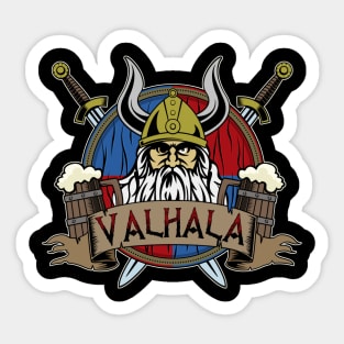 Valhala Odin Sticker